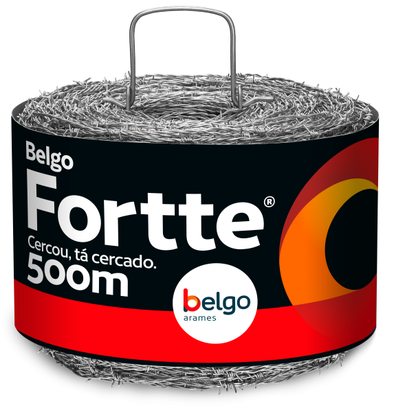 O Arame Farpado Belgo Fortte ® é um produto da Belgo Arames que entrega mais durabilidade para o seu cercamento