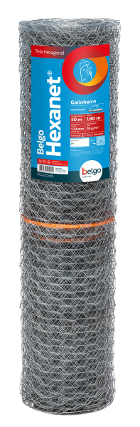 Tela para galinheiro 1,8m galvanizado Belgo