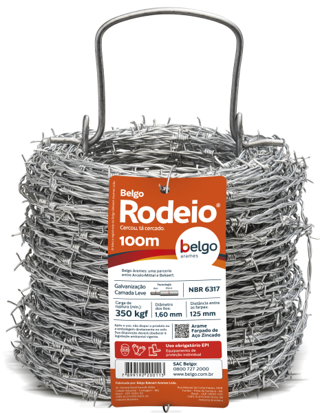 O Arame Farpado Belgo Rodeio ® é um produto da Belgo Arames indicado para cercas