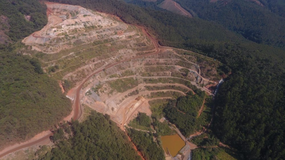 Foto aerea da região